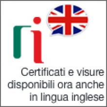 logo Certificate e visure in inglese
